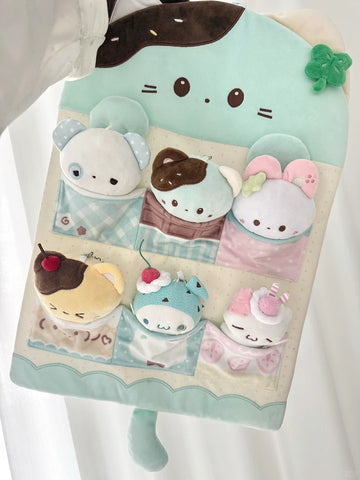 ［ぬい服］10cm 無属性 ぬいぐるみ用 ウォールポケット【挂袋】