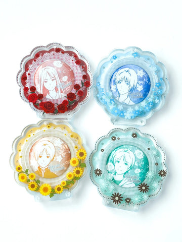 ［推し活グッズ］缶バッジ アクリルフレーム 58~75mm【3K7D1O】