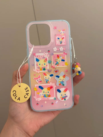 ［サンリオ］ウサハナ iPhone ケース 13 14 15 16