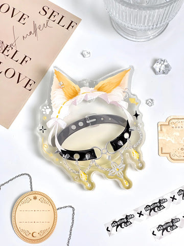 ［推し活グッズ］缶バッジ アクリルフレーム 58～75mm【E0Q4T2】