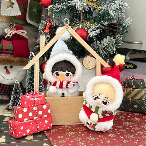 【受注予約】［ぬい服］10cm 無属性 ぬいぐるみ用 お洋服【圣诞】