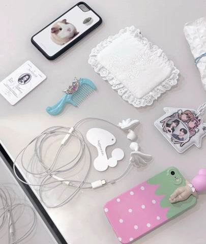 ［スマホグッズ］3Dプリント 有線イヤホン アクセサリー【9IN8RO】