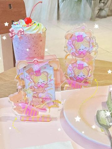 ［推し活グッズ］缶バッジ アクリルフレーム58mm【BQN5SG】