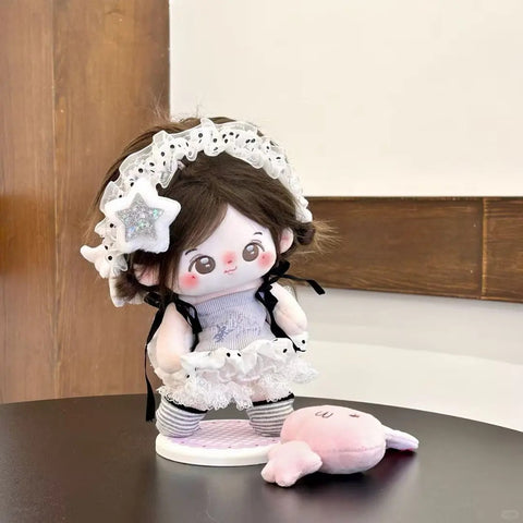 【受注予約】［ぬい服］20cm 無属性 ぬいぐるみ用 お洋服【波点】