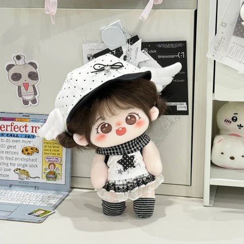 【受注予約】［ぬい服］20cm 無属性 ぬいぐるみ用 お洋服【波点】