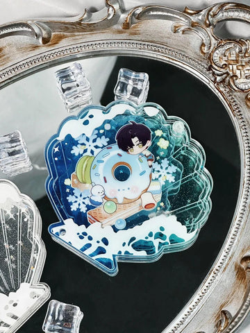 ［推し活グッズ］缶バッジアクリルフレーム 58~75mm【O1R3Z6】