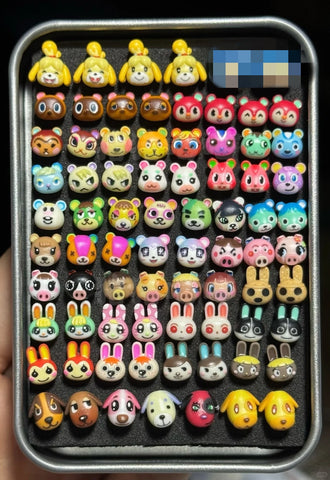 ［キャラグッズ］どうぶつの森 ネイル パーツ シリコンモールド【MF5GNU】