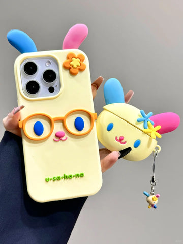 ［サンリオ］ウサハナ iPhone ケース 13 14 15 16