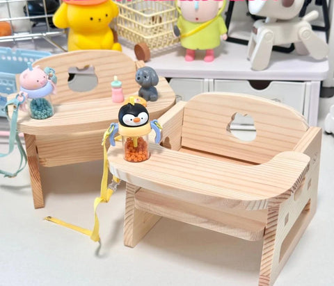【受注予約】［ぬい小物］10/15/20cm 無属性 ぬいぐるみ用 ベビーチェア【座椅】