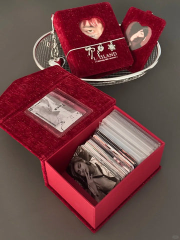 ［推し活グッズ］ベロア 手帳 バインダー A4/A5/A8【Q27RL4】