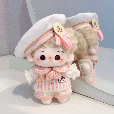 ［ぬい服］10/20cm 無属性 ぬいぐるみ用 お洋服【海军】