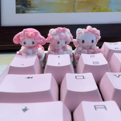 ［メカニカルキーボード］サンリオ 手作り キーキャップ【DFUCSR】
