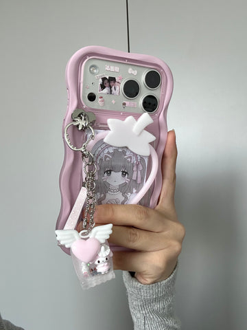 ［スマホケース ］手作り iPhone カード収納ケース マグネット付き【58C0J2】