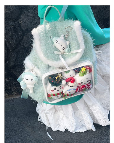 ［バッグ］痛バッグ ファーリュック【UIZH1T】