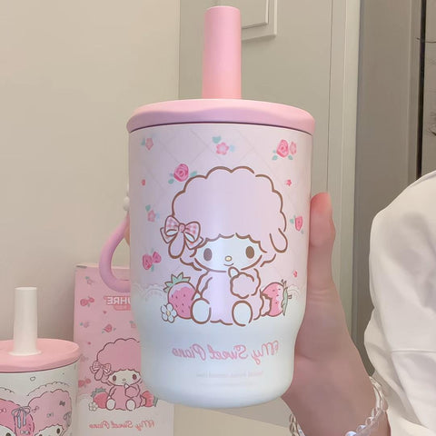 ［サンリオ］正規品 フィルターイン ボトル 保温保冷 450ml 全4種【DI8ODS】