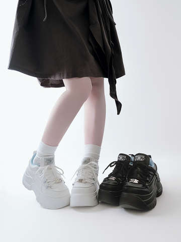 ［靴］地雷系 厚底ダッドスニーカー シューズ【94XW59】