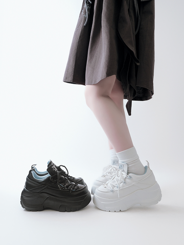 ［靴］地雷系 厚底ダッドスニーカー シューズ【94XW59】