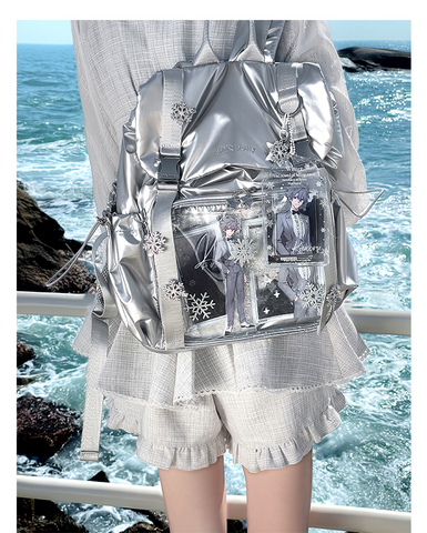 ［バッグ］痛バッグ メタリック リュック【7ECTKX】