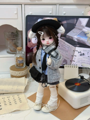 ［BJD服］1/6 ドール用 衣装セット【三月】