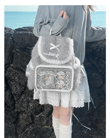 ［バッグ］痛バッグ ファーリュック【UIZH1T】