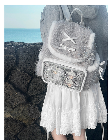 ［バッグ］痛バッグ ファーリュック【UIZH1T】