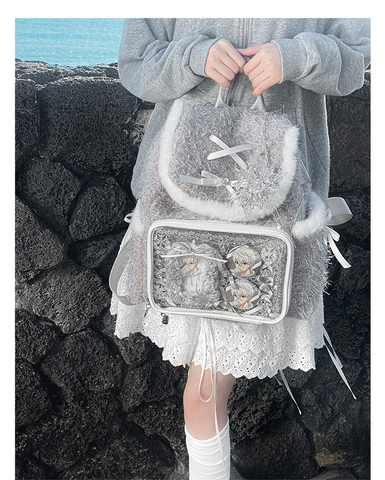 ［バッグ］痛バッグ ファーリュック【UIZH1T】