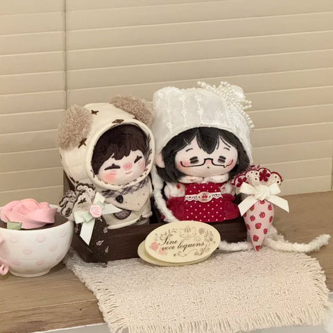 【受注予約】［ぬい服］10cm 無属性 ぬいぐるみ用 お洋服【糖霜】