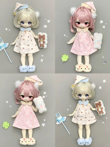 ［BJD服］1/6 ドール用 衣装セット【晚安】
