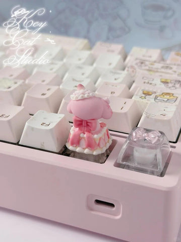 ［メカニカルキーボード］サンリオ マイメロディ 手作り キーキャップ【QG2AH2】