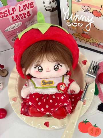 ［ぬい服］20cm 無属性 ぬいぐるみ用 お洋服【番茄】