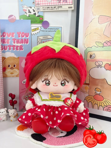 ［ぬい服］20cm 無属性 ぬいぐるみ用 お洋服【番茄】