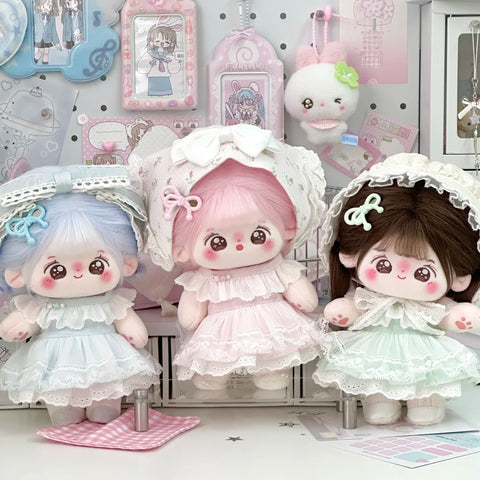 ［ぬい服］20cm 無属性 ぬいぐるみ用 お洋服【马卡龙】