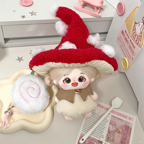 ［ぬい服］10/20cm 無属性 ぬいぐるみ用 お洋服【蘑菇】