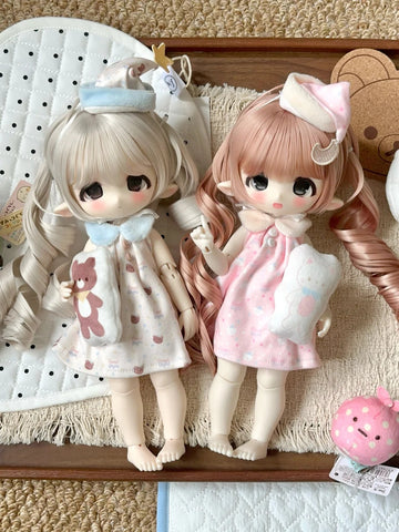 ［BJD服］1/6 ドール用 衣装セット【晚安】