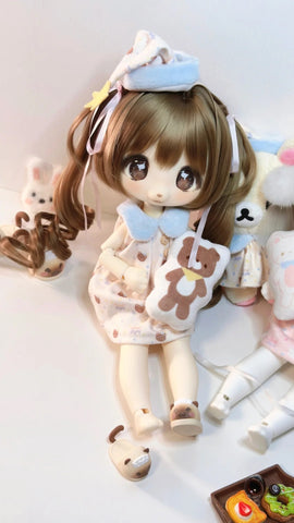 ［BJD服］1/6 ドール用 衣装セット【晚安】