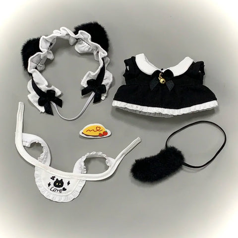［ぬい服］10cm 無属性 ぬいぐるみ用服【女仆】