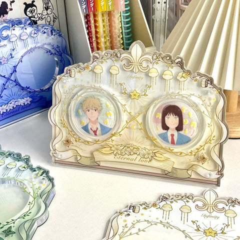 ［推し活グッズ］缶バッジアクリルフレーム 58～75mm【W8J5S8】