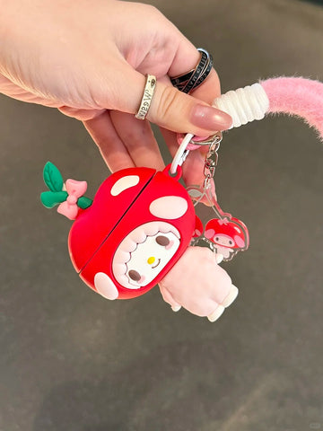 ［サンリオ ］マイメロディ＆ピアノ イヤホンケース Airpods Pro 1/2/3/4