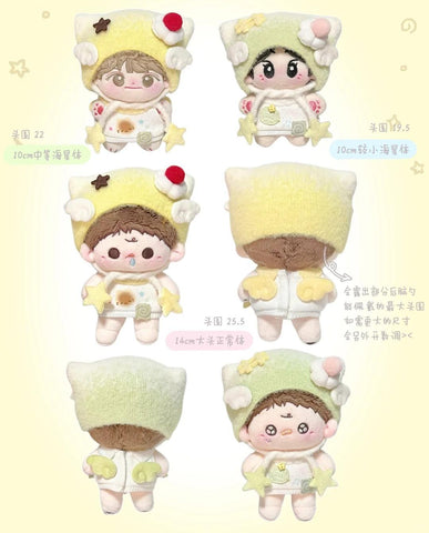 【受注予約】［ぬい服］10cm 無属性 ぬいぐるみ用服【天使】