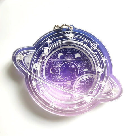 ［推し活グッズ］缶バッジ アクリルフレーム 58/75mm【小行星】