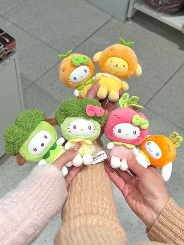 ［サンリオ］トレーディングぬいぐるみ 中身確認【mini果蔬】