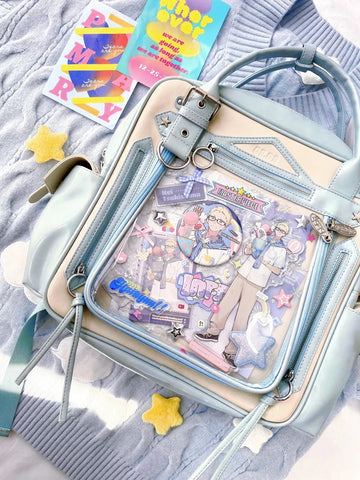 ［バッグ］痛バッグ 3way トートバッグ【E6P4U7】