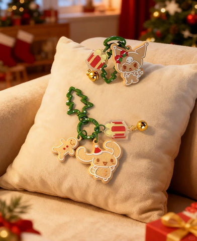 ［サンリオ］クリスマス ジンジャーマン キーホルダー【ZINZ1Y】