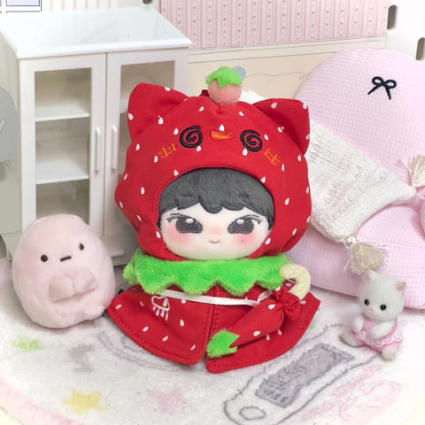 ［ぬい服］10cm 無属性 ぬいぐるみ用 お洋服【草莓】