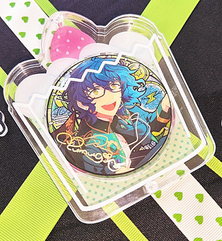 ［推し活グッズ］缶バッジ アクリルフレーム【EYQ2G5】