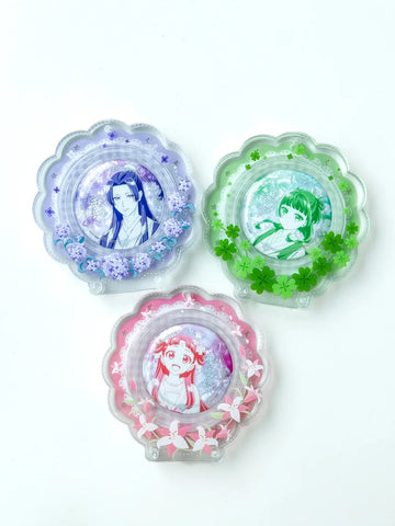［推し活グッズ］缶バッジ アクリルフレーム 58~75mm【3K7D1O】