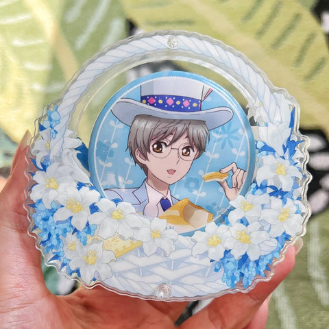 ［推し活グッズ］缶バッジ アクリルフレーム 58/75mm【H9P7A5】