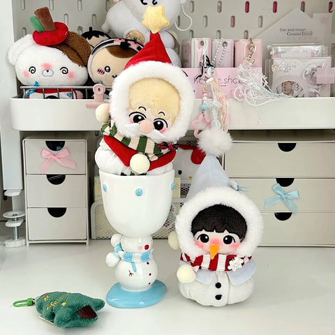 【受注予約】［ぬい服］10cm 無属性 ぬいぐるみ用 お洋服【圣诞】