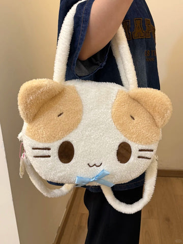 サンリオ] マシュマロみたいなふわふわにゃんこ リュック