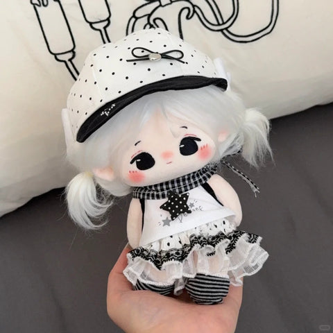 【受注予約】［ぬい服］20cm 無属性 ぬいぐるみ用 お洋服【波点】